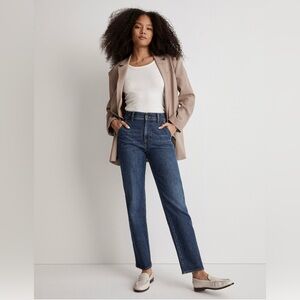 Madewell Perfect Vintage Straight Jean in Stanhill Wash: Pocket Edition